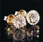 BRINCO CRISTAL PEQUENO OURO 18K