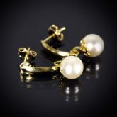 BRINCO PÉROLA BÁSICO OURO 18K